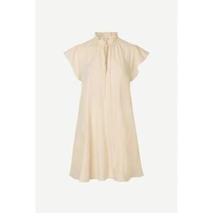 SAMSOE & SAMSOE Flared Karookh Dress - Womens Sz Med Ruffle Collar Raglan Sleeve